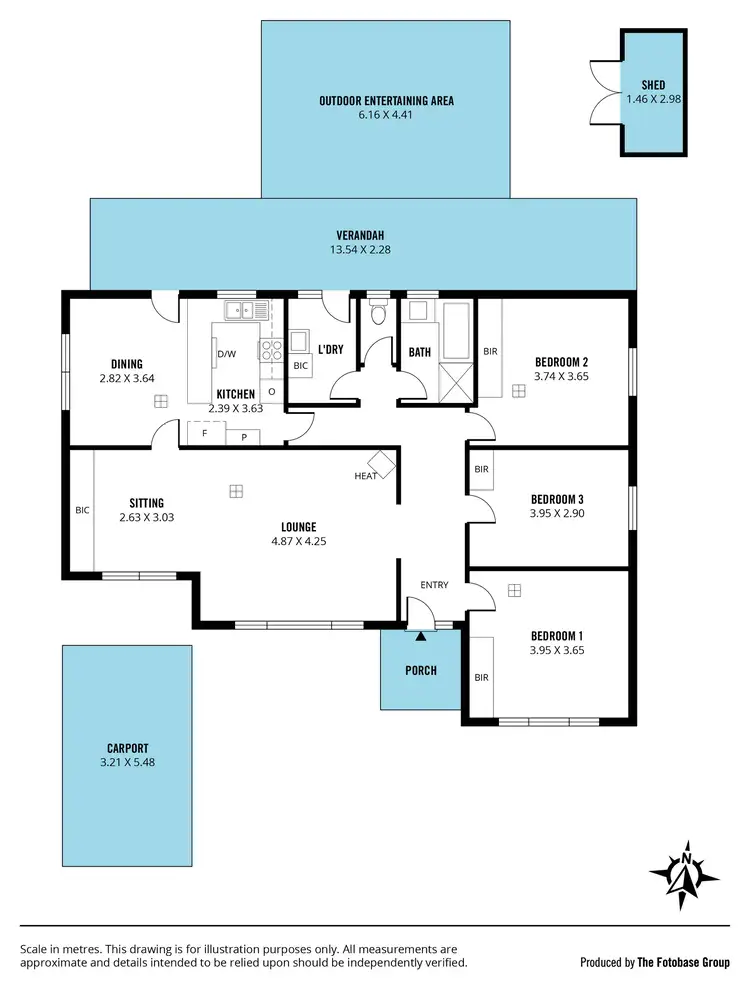 Floorplan of Homely house listing, 6 Capeview Crescent, Hackham SA 5163