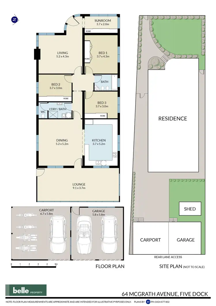 Floorplan of Homely house listing, 64 McGrath Avenue, Five Dock NSW 2046