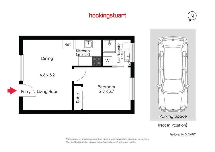 Floorplan of Homely apartment listing, 11/436 Geelong Road, West Footscray VIC 3012
