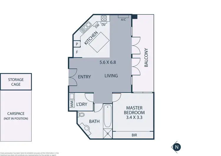 Floorplan of Homely apartment listing, 9/111 Beaconsfield Parade, Northcote VIC 3070