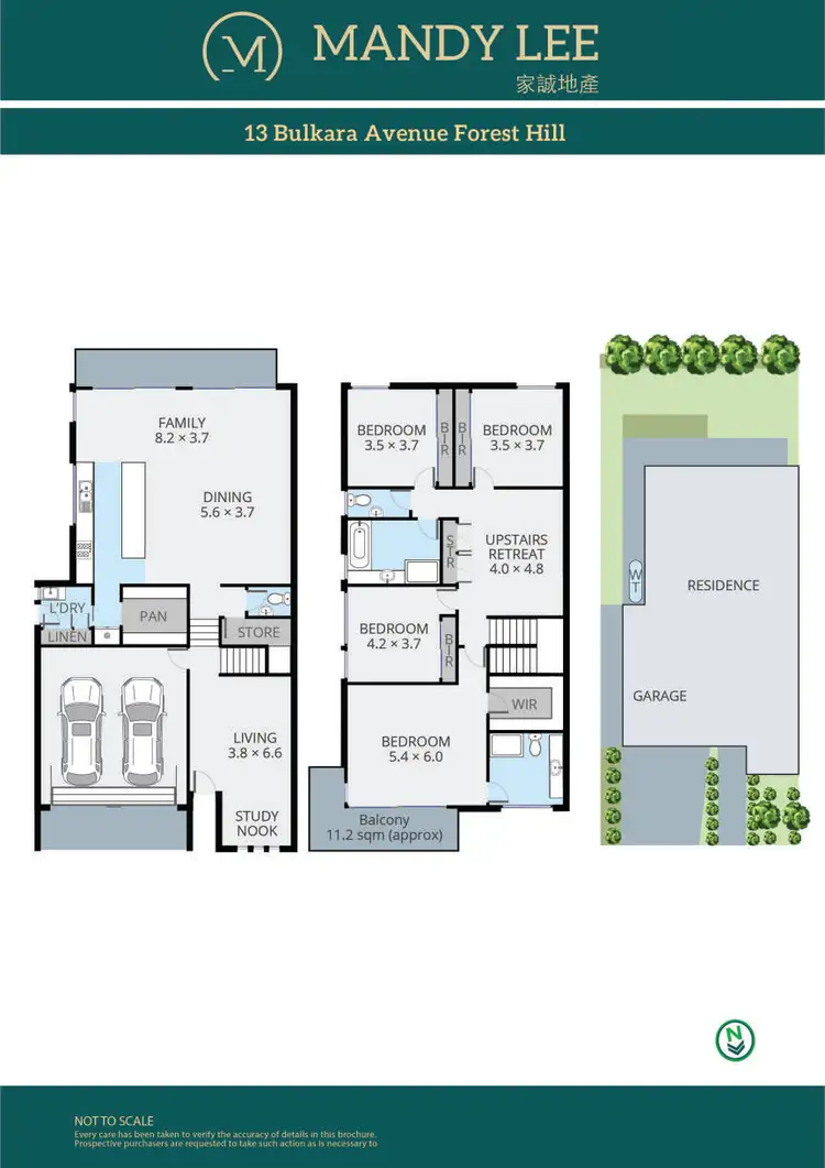 Floorplan of Homely house listing, 13 Bulkara Avenue, Forest Hill VIC 3131
