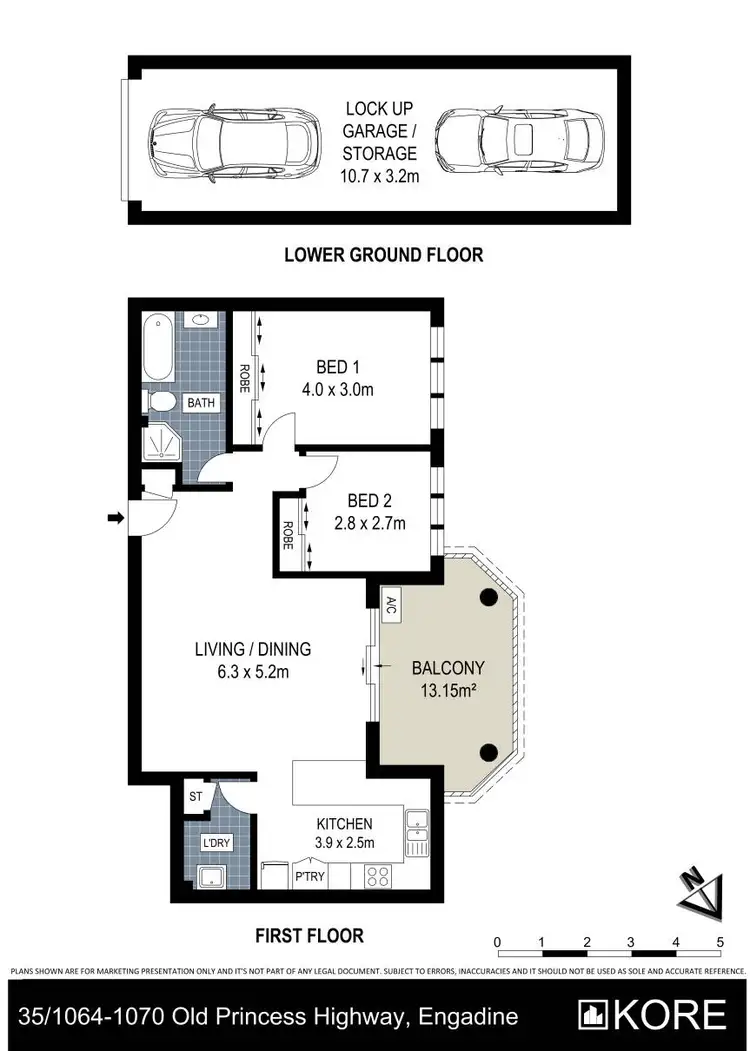 Floorplan of Homely apartment listing, 35/1064-1070 Old Princes Highway, Engadine NSW 2233