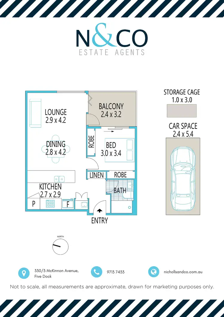 Floorplan of Homely apartment listing, 330/3 McKinnon Avenue, Five Dock NSW 2046
