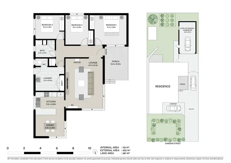 Floorplan of Homely house listing, 13 Darebin Street, Norlane VIC 3214