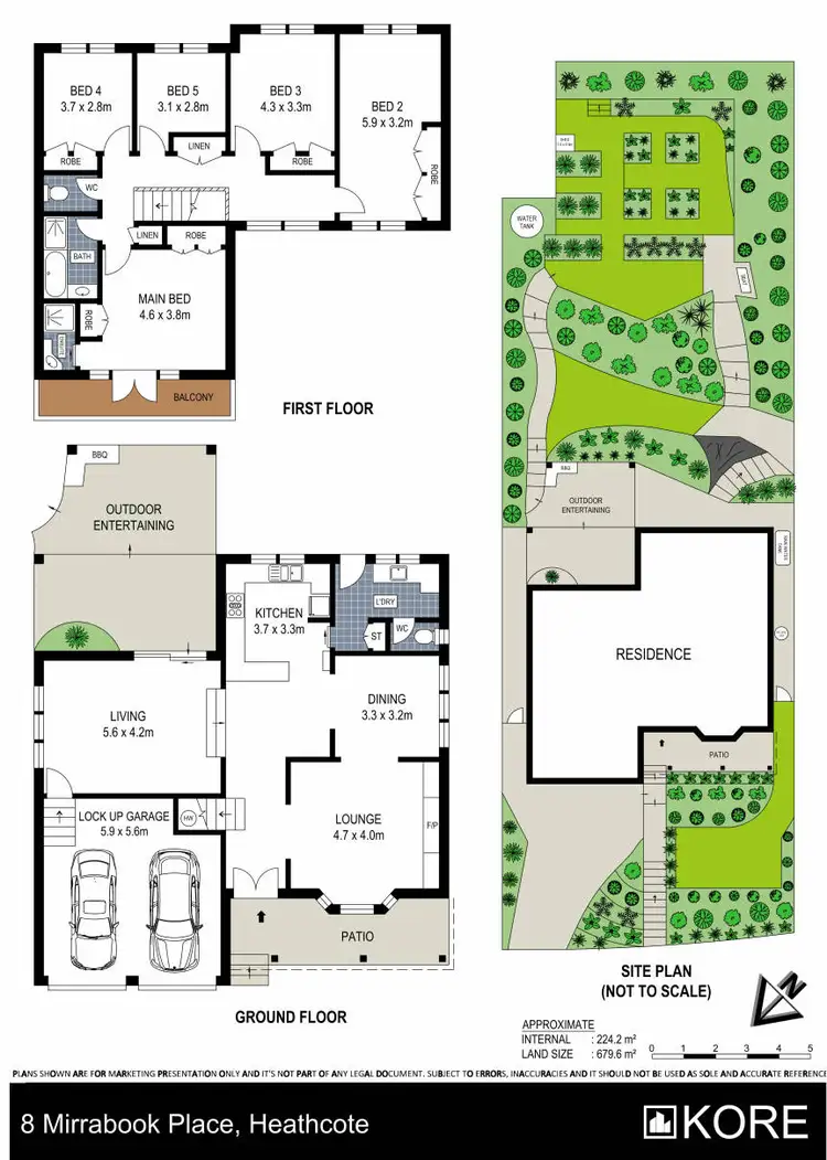 Floorplan of Homely house listing, 8 Mirrabook Place, Heathcote NSW 2233