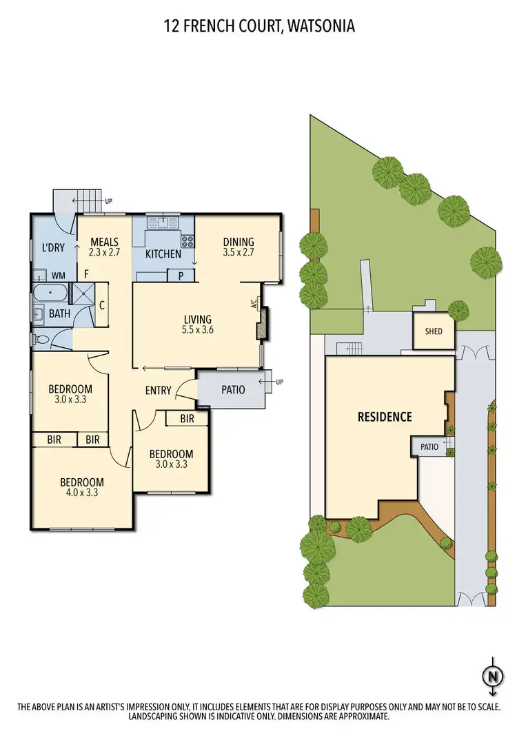 Floorplan of Homely house listing, 12 French Court, Watsonia VIC 3087