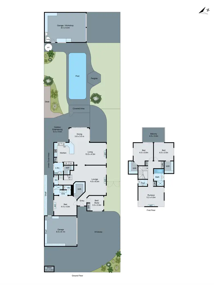 Floorplan of Homely house listing, 21 Thwaites Close, Highton VIC 3216