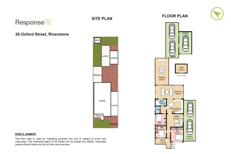 Floorplan of Homely house listing, 26 Oxford Street, Riverstone NSW 2765