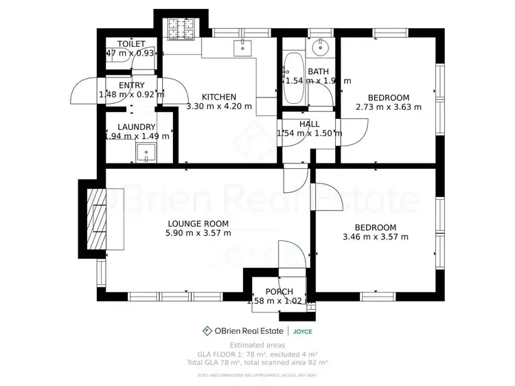 Floorplan of Homely house listing, 6 Lamont Street, Wangaratta VIC 3677