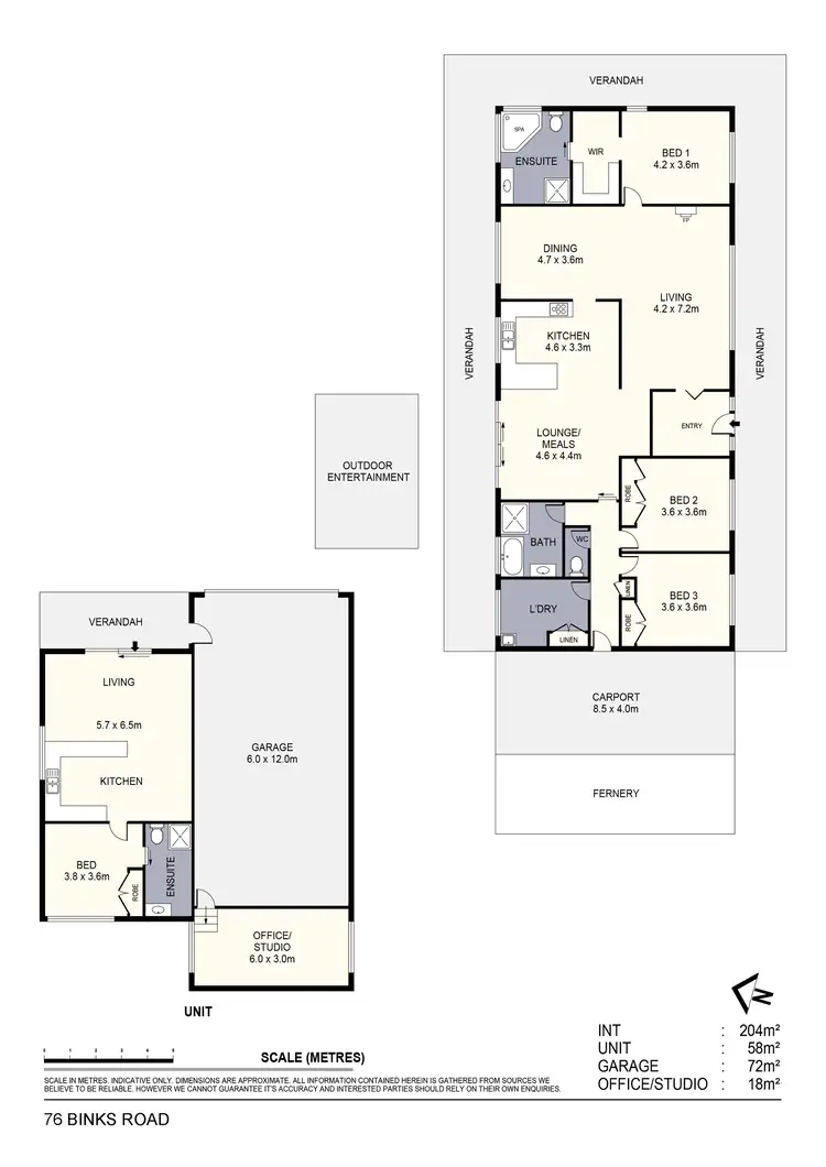 Floorplan of Homely house listing, 76 - 76A Binks Road, Junortoun VIC 3551