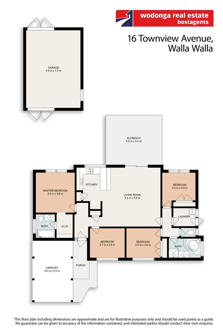 Floorplan of Homely house listing, 16 Townview Avenue, Walla Walla NSW 2659