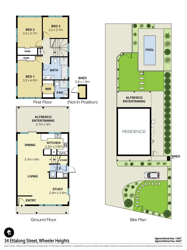 Floorplan of Homely house listing, 34 Ettalong Street, Wheeler Heights NSW 2097
