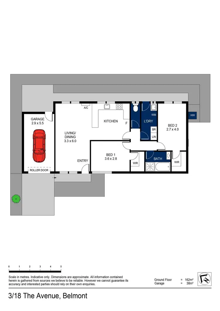 Floorplan of Homely unit listing, 3/18 The Avenue, Belmont VIC 3216