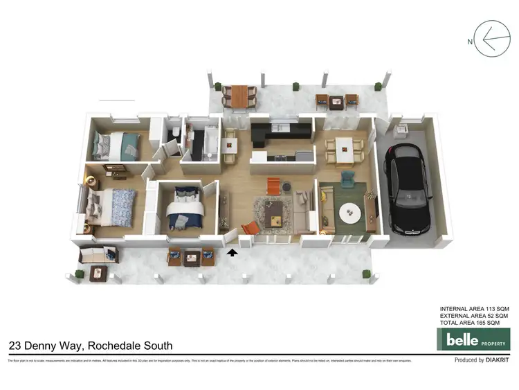 Floorplan of Homely house listing, 23 Denny Way, Rochedale South QLD 4123