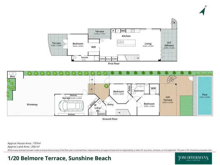 Floorplan of Homely unit listing, 1/20 Belmore Terrace, Sunshine Beach QLD 4567