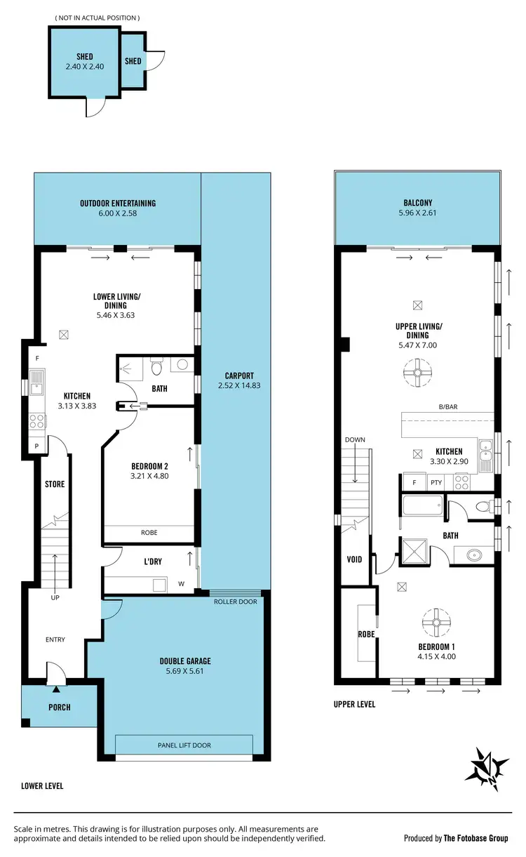 Floorplan of Homely house listing, 1/68 Second Avenue, Moana SA 5169