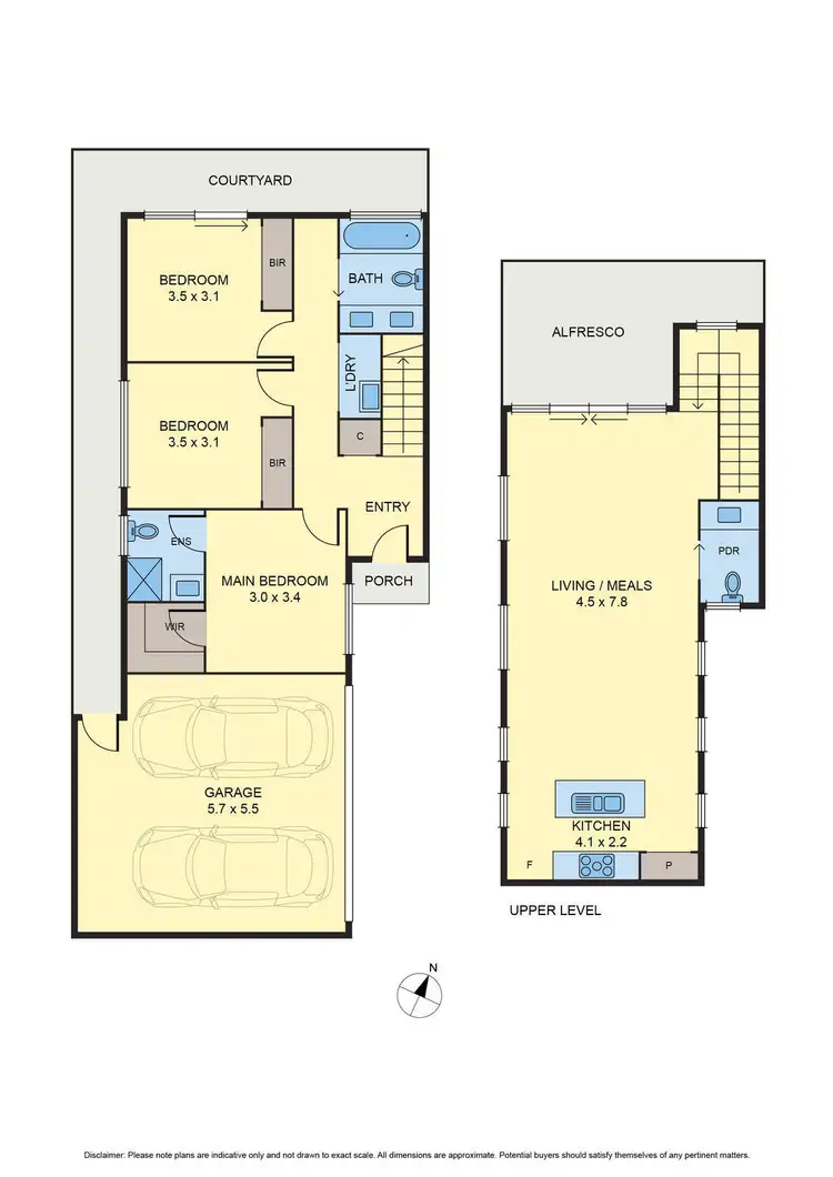 Floorplan of Homely townhouse listing, 4/19 Bulla Road, Essendon North VIC 3041