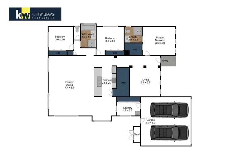 Floorplan of Homely house listing, 62 Riverslea Boulevard, Traralgon VIC 3844