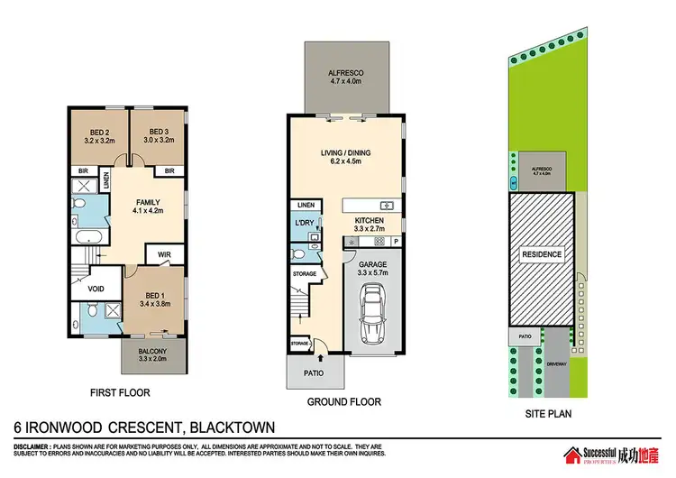 Floorplan of Homely house listing, 6 Ironwood Crescent, Blacktown NSW 2148