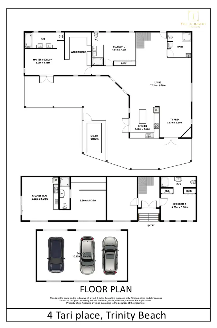 Floorplan of Homely house listing, 4 Tari Place, Trinity Beach QLD 4879