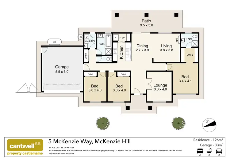 Floorplan of Homely house listing, 5 McKenzie Way, Mckenzie Hill VIC 3451