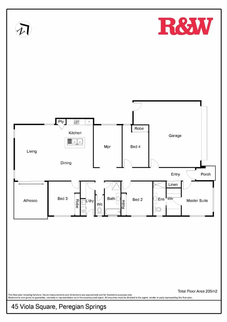 Floorplan of Homely house listing, 45 Viola Square, Peregian Springs QLD 4573