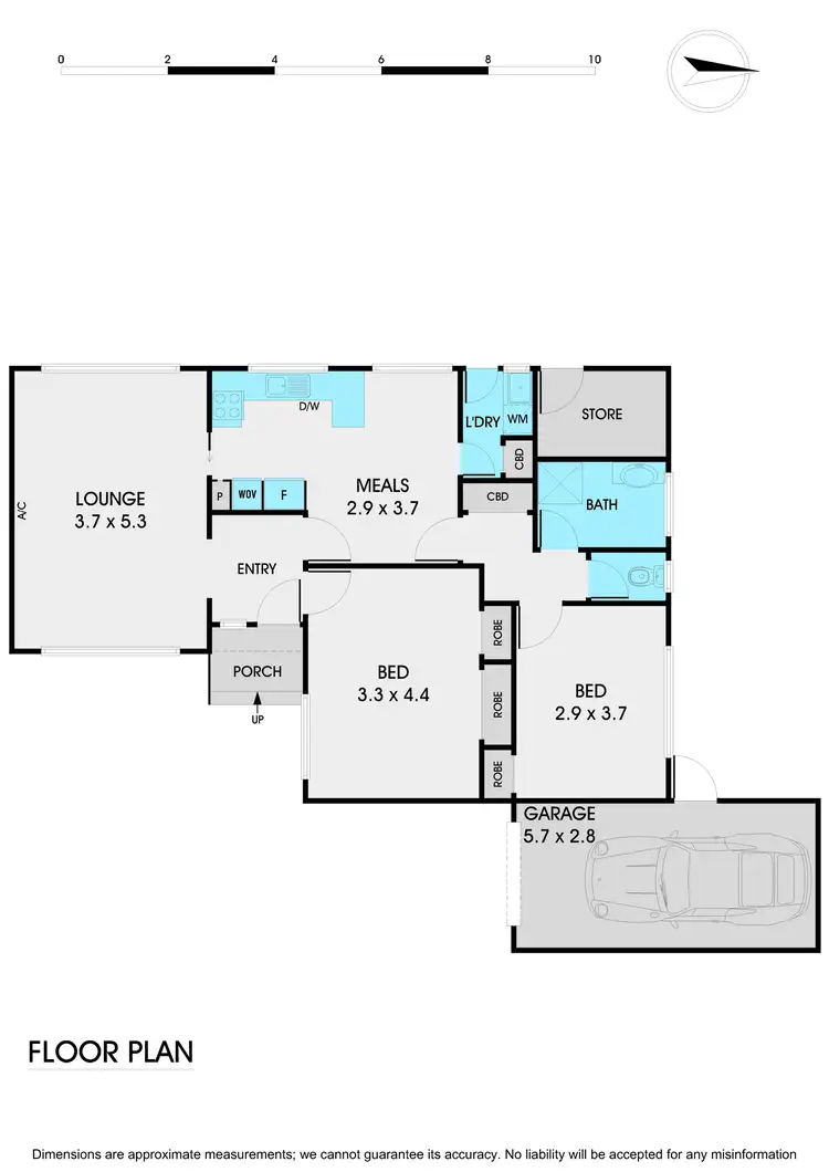 Floorplan of Homely unit listing, 2/13 Norma Crescent, Knoxfield VIC 3180