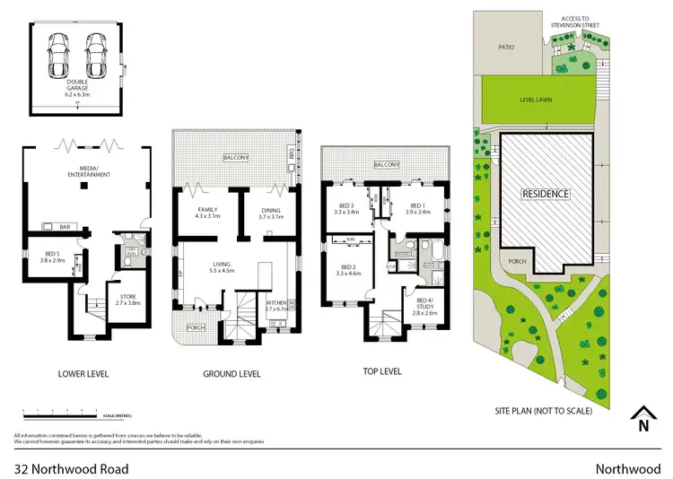 Floorplan of Homely house listing, 32 Northwood Road, Northwood NSW 2066