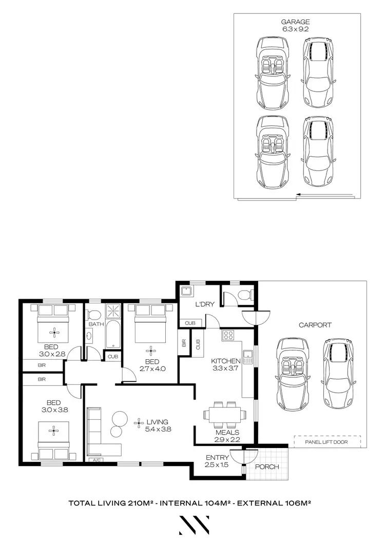 Floorplan of Homely house listing, 6 Catherine Crescent, Morphett Vale SA 5162