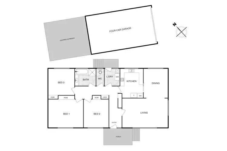 Floorplan of Homely house listing, 29 Bettington Circuit, Charnwood ACT 2615