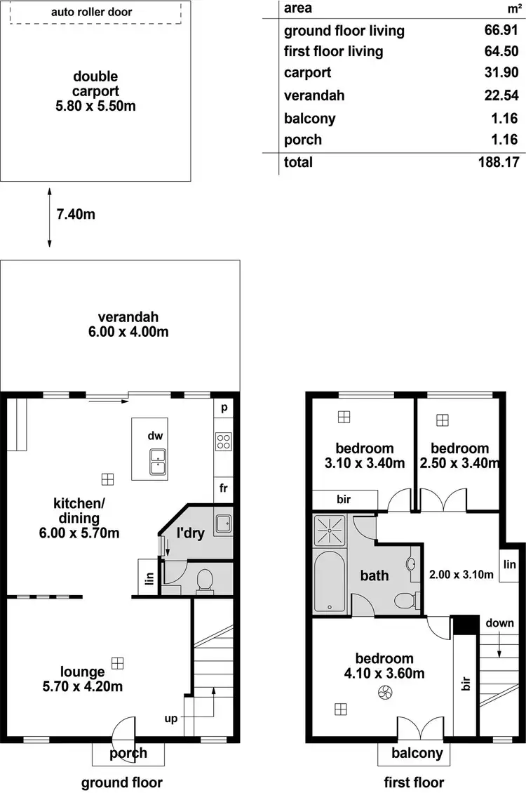 Floorplan of Homely house listing, 59 Vickers Vimy Parade, Northgate SA 5085