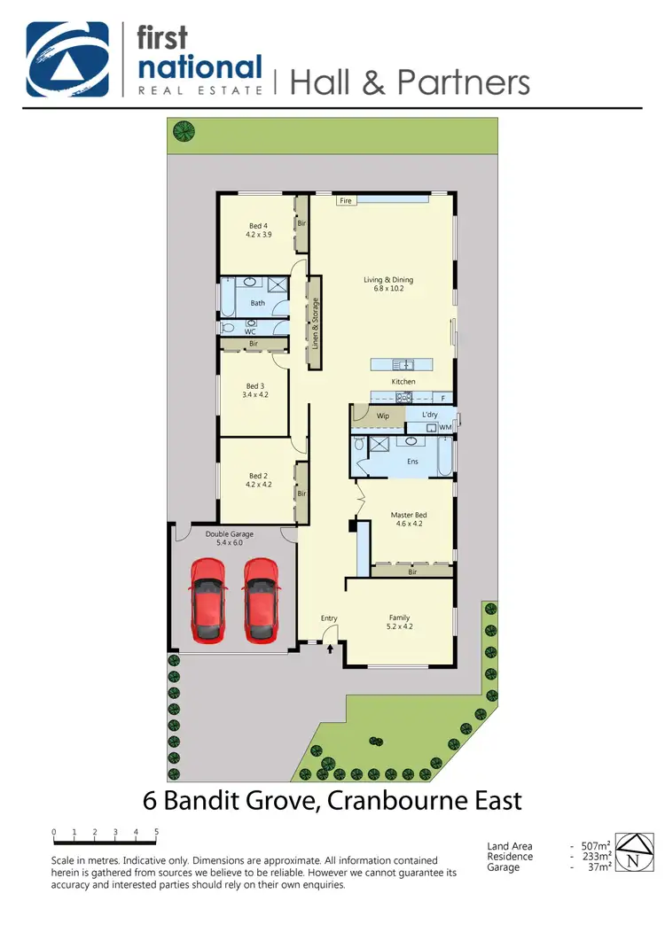 Floorplan of Homely house listing, 6 Bandit Grove, Cranbourne East VIC 3977