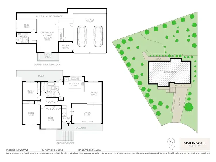 Floorplan of Homely house listing, 8 Harden Close, Adamstown Heights NSW 2289