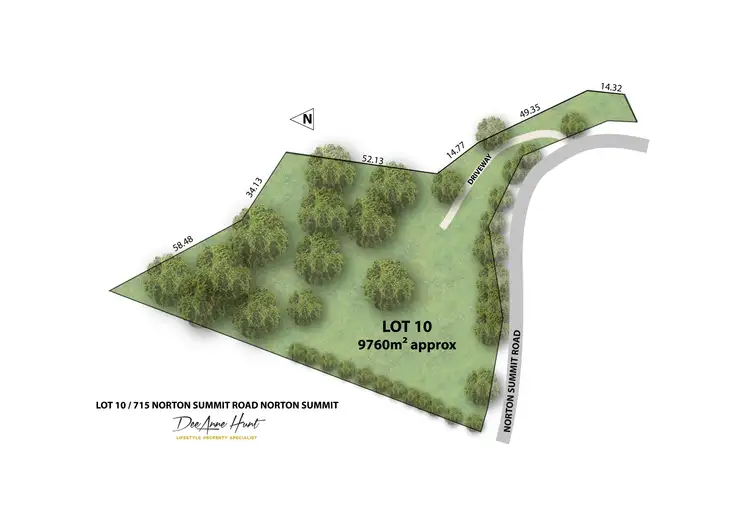 Floorplan of Homely land listing, LOT LT 10 & 14, 8 St John Road, Norton Summit SA 5136