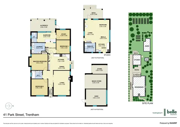 Floorplan of Homely house listing, 41 Park Street, Trentham VIC 3458