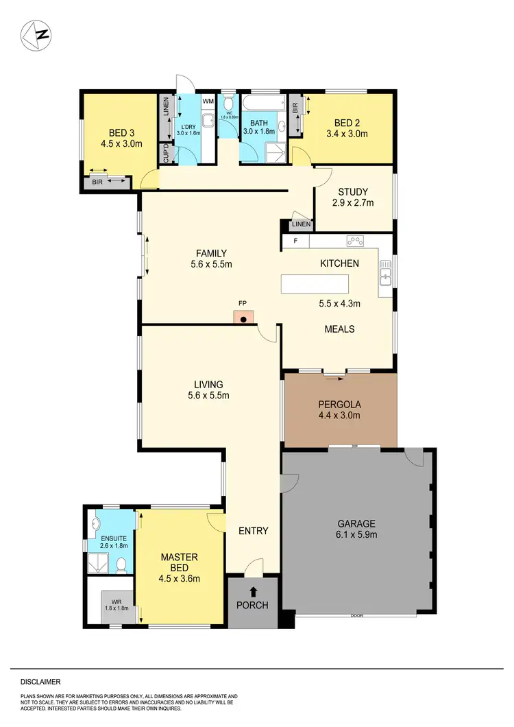 Floorplan of Homely house listing, 6 Allura Drive, Alfredton VIC 3350