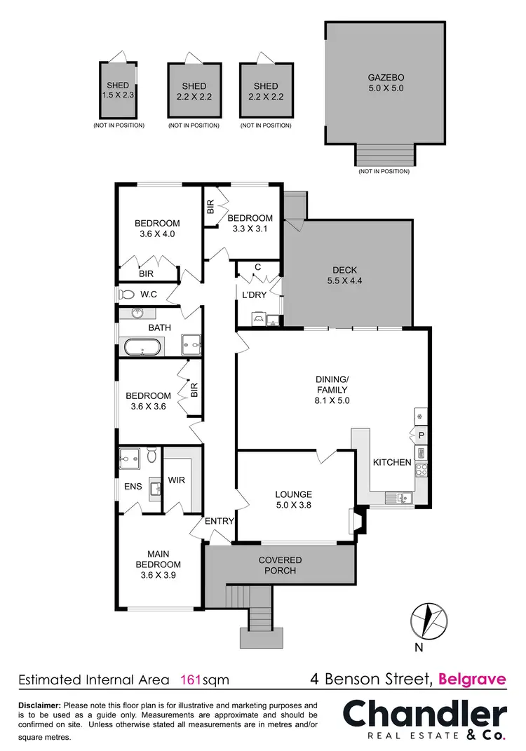 Floorplan of Homely house listing, 4 Benson Street, Belgrave VIC 3160