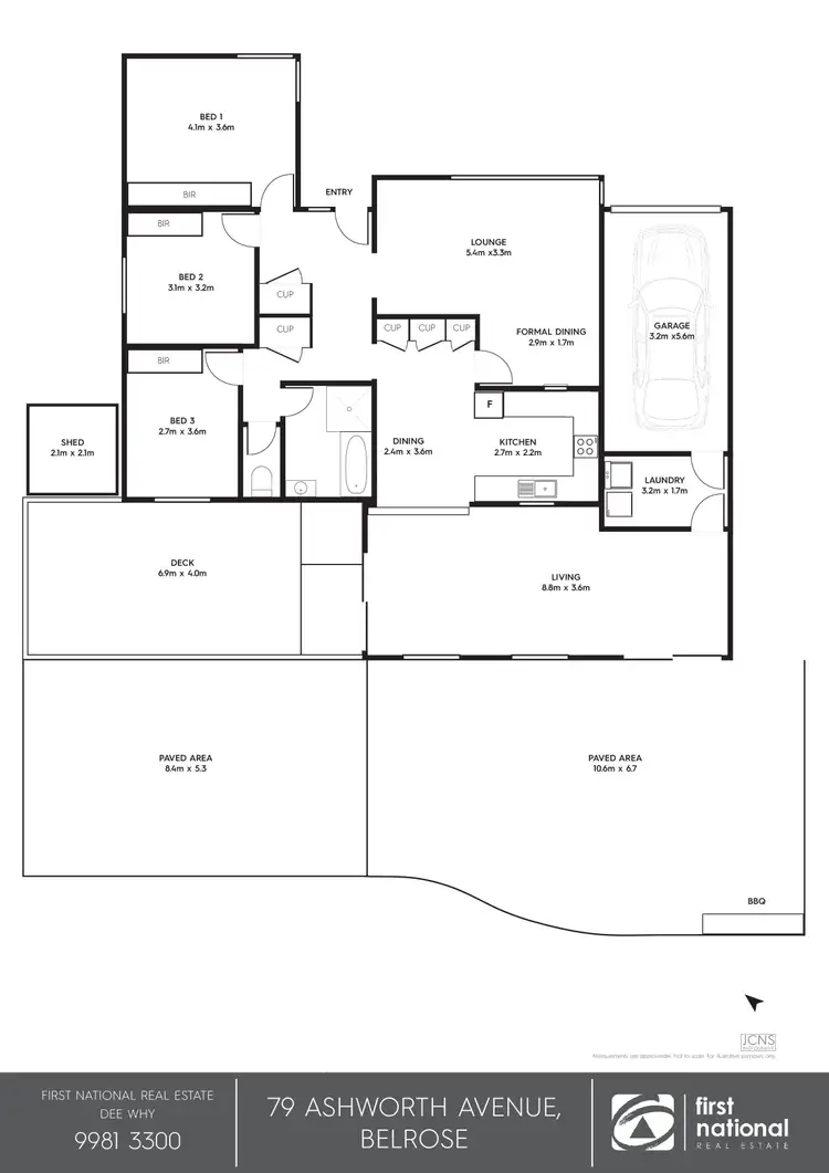 Floorplan of Homely house listing, 79 Ashworth Avenue, Belrose NSW 2085