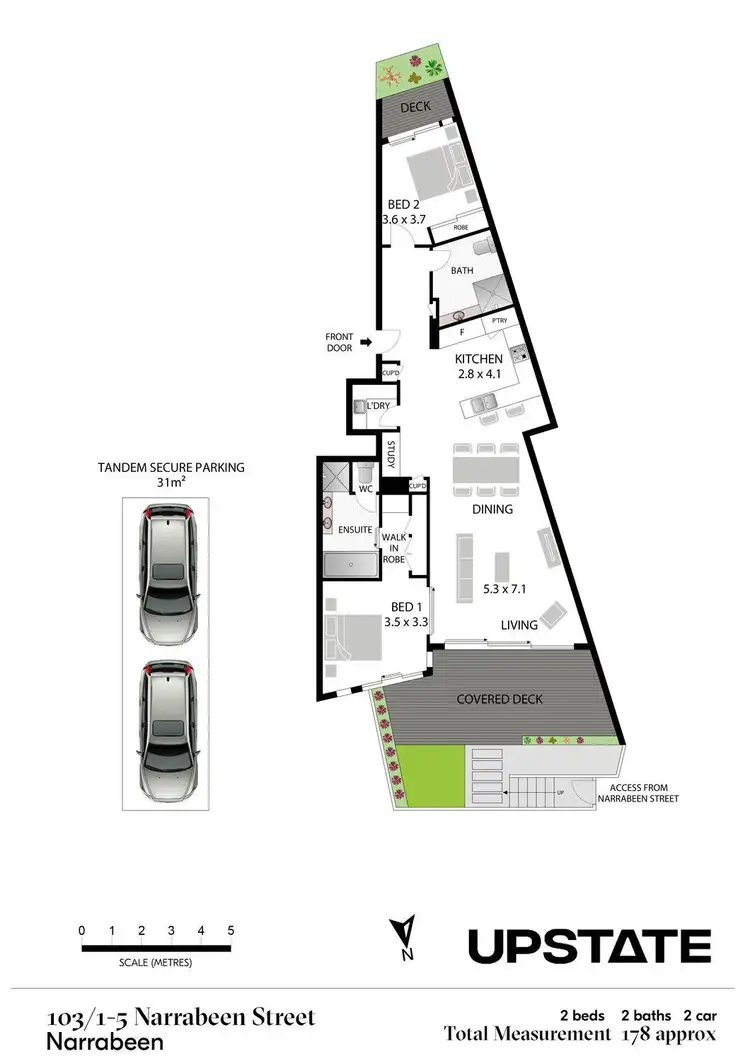Floorplan of Homely apartment listing, 103/1-5 Narrabeen Street, Narrabeen NSW 2101