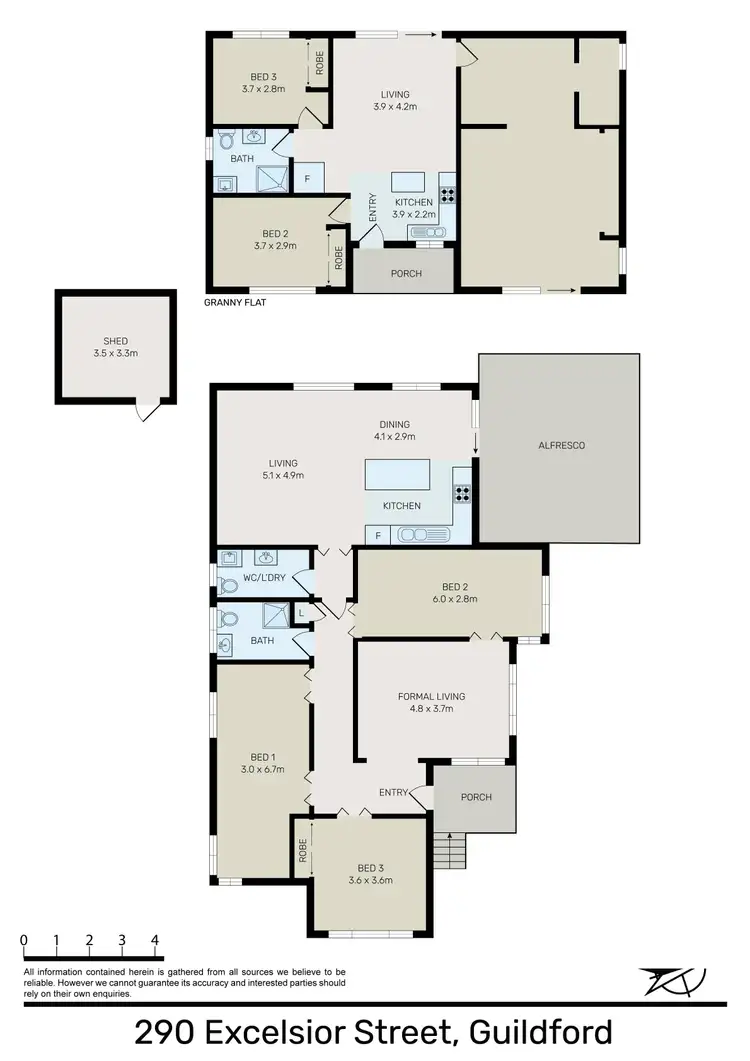Floorplan of Homely house listing, 290 Excelsior Street, Guildford NSW 2161