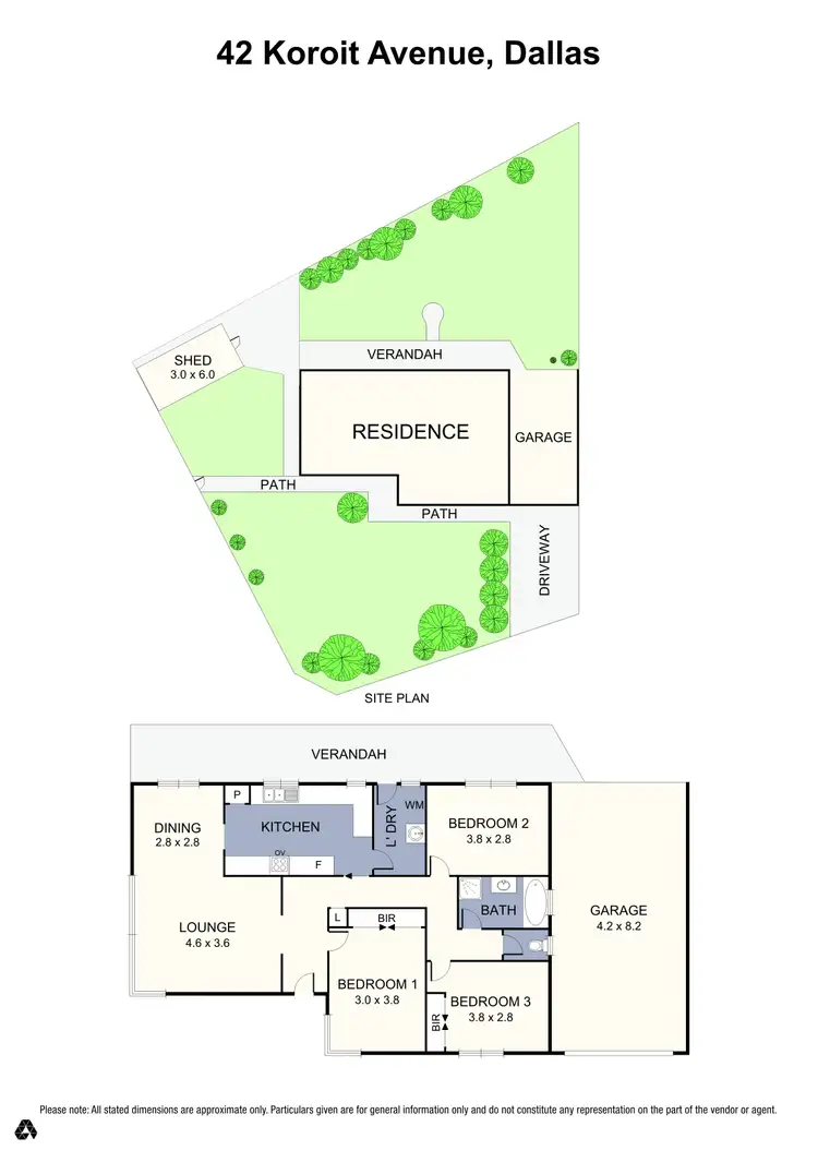 Floorplan of Homely house listing, 42 Koroit Avenue, Dallas VIC 3047