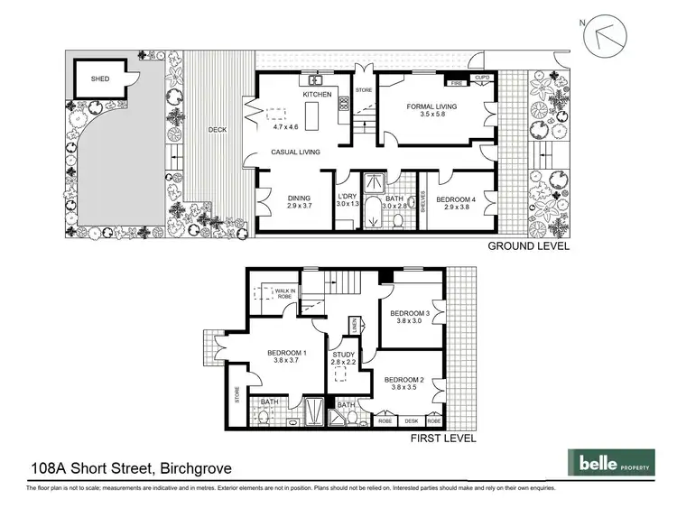 Floorplan of Homely house listing, 108A Short Street, Birchgrove NSW 2041