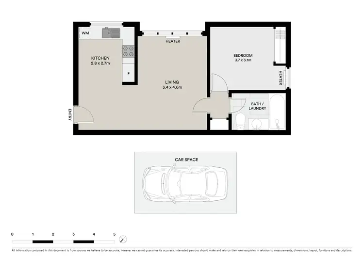 Floorplan of Homely apartment listing, 12/25 Brighton Road, St Kilda VIC 3182