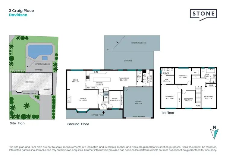 Floorplan of Homely house listing, 3 Craig Place, Davidson NSW 2085