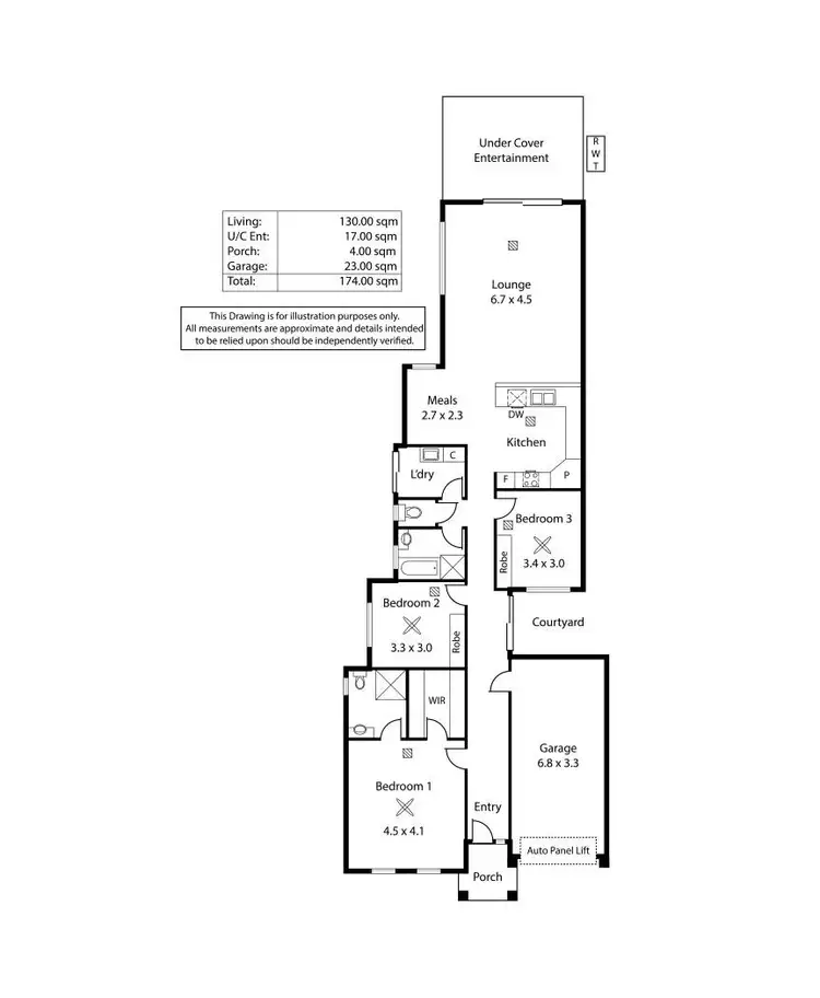Floorplan of Homely house listing, 353A Diagonal Road, Seacombe Gardens SA 5047