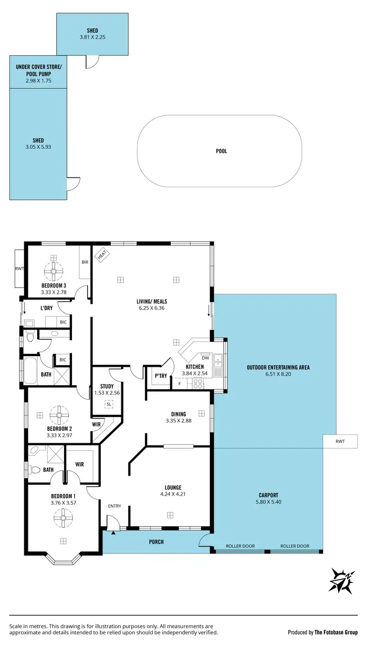 Floorplan of Homely house listing, 43 Nyrang Circuit, Woodcroft SA 5162