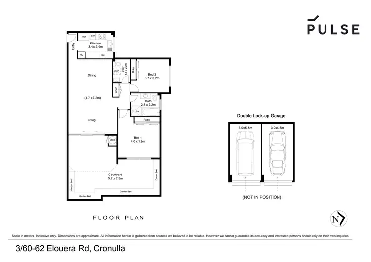 Floorplan of Homely apartment listing, 3/60-62 Elouera Road, Cronulla NSW 2230