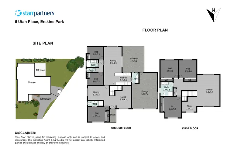 Floorplan of Homely house listing, 5 Utah Place, Erskine Park NSW 2759