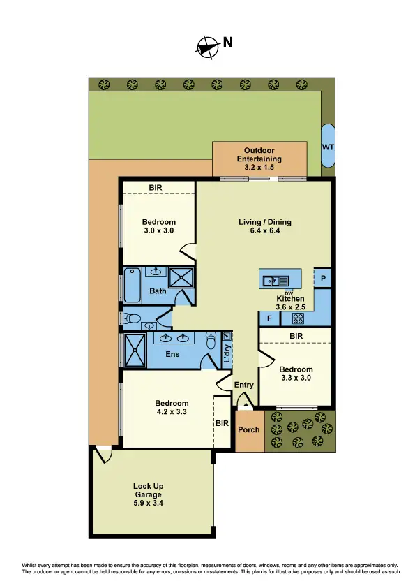 Floorplan of Homely house listing, 4/77 Fraser Street, Sunshine VIC 3020