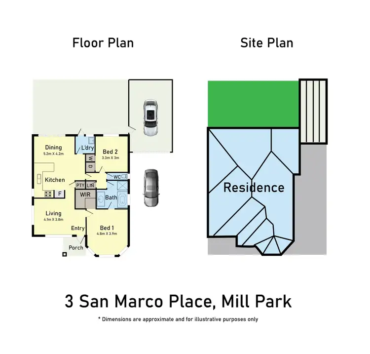 Floorplan of Homely house listing, 3 San Marco Place, Mill Park VIC 3082